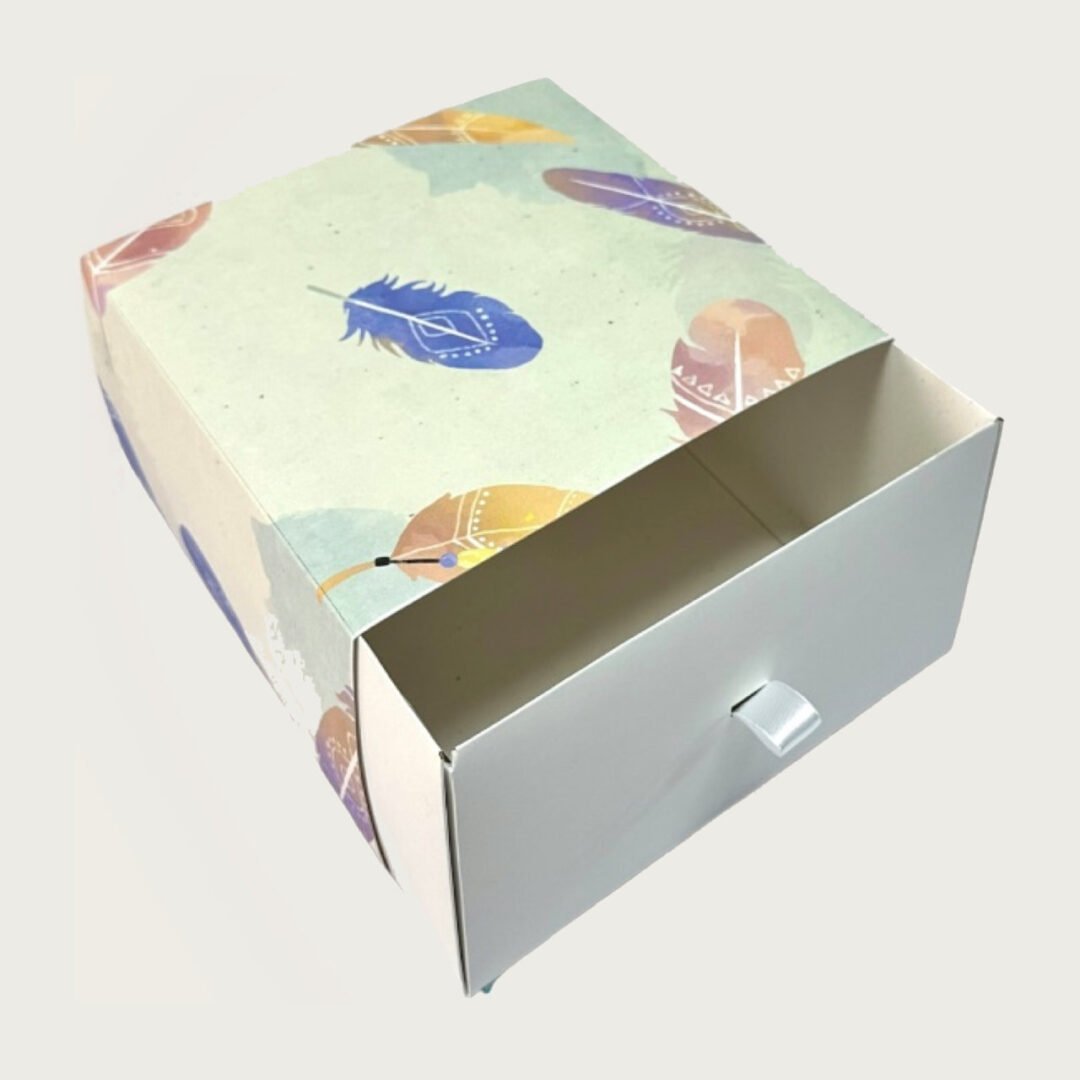 Square Box 19.5 x 19.5 x 8 cm (Fajilla Impresa) (Full Color)